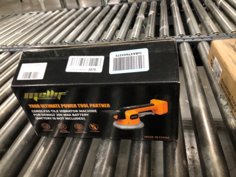 Photo 1 of Tile Vibration Leveling Machine, Mellif Tiler Vibrator Tool for Dewalt 20V Max Battery (Battery NOT Include), Ten Adjustable Speed & Suction Cup & Digital Display & Lock Design for Floor | Tile | Wall Yellow