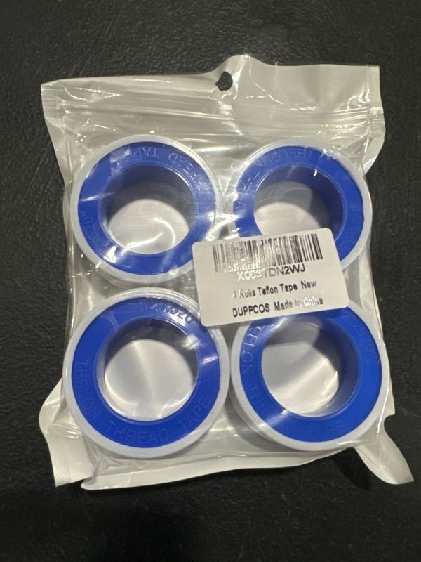 Photo 1 of 4 Rolls of Teflon Tape 
