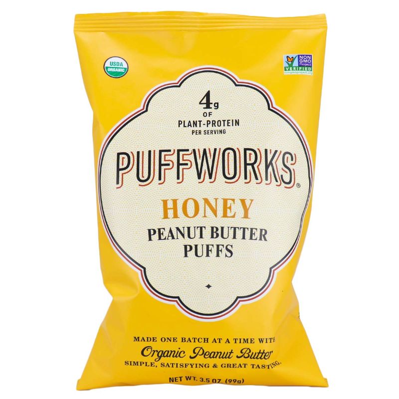 Photo 1 of (Price/case)Puffworks - Puffs Hny Peanut Butter Pack of 3 exp 9/01/2024
