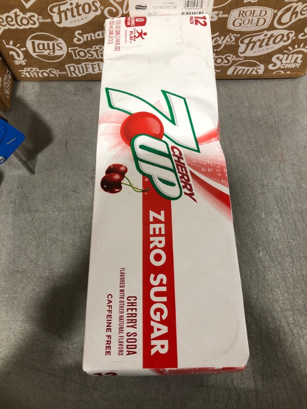 Photo 1 of 7UP Cherry Zero Sugar Soda, 12 fl. oz. Cans, 12 Pack (Pack of 1)NO EXPIRATION DATE FOUND