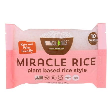 Photo 1 of (6 Pack) Miracle Noodle Kosher Plant Based Miracle Rice 8 Oz Best By March 5 2025
