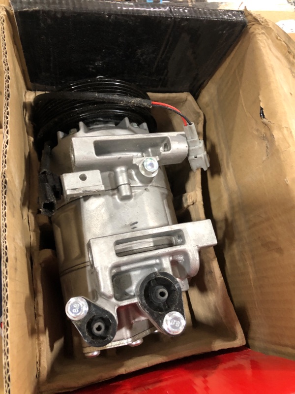 Photo 2 of A-Premium Air Conditioner AC Compressor with Clutch Compatible with Nissan Altima 2.5L 2007 2013-2018, Rogue 2.5L 2014-2020, VCS-14EC Style (Not DKS17D), w/Two Plugs