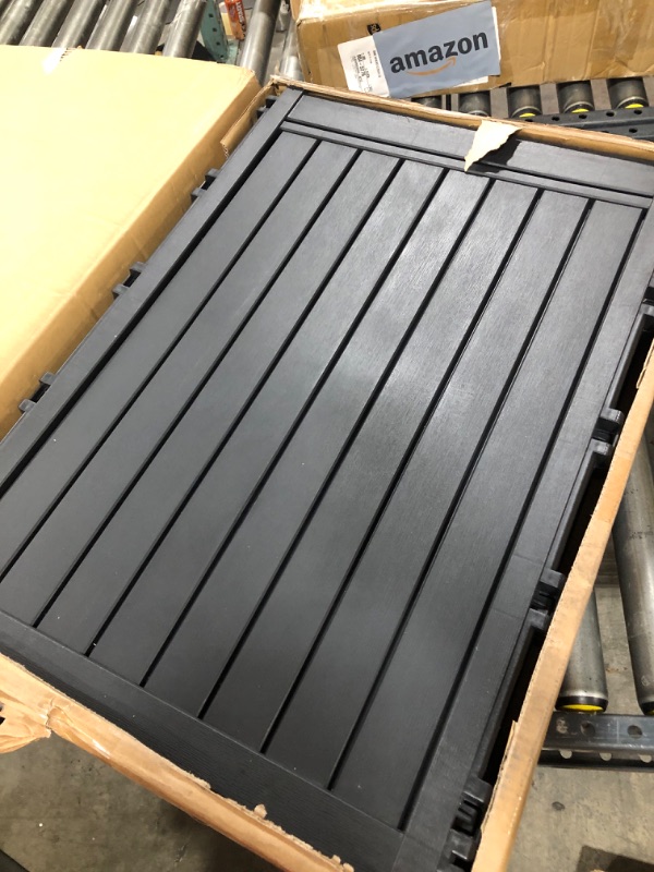 Photo 1 of 48 Gallon Package Delivery Box for Porch, Storage Box with Lockable Secure, Large Double Wall Resin Outdoor Package Delivery and Waterproof Deck Box 48 Gallon Black