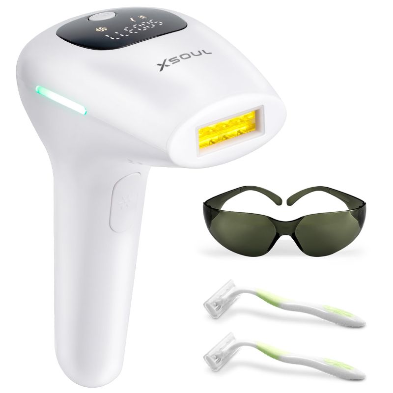 Photo 1 of At-Home IPL Hair Removal for Women Permanent hair removal 500,000 Flashes Painless Hair Remover on Armpits Back Legs Arms Face Bikini line
