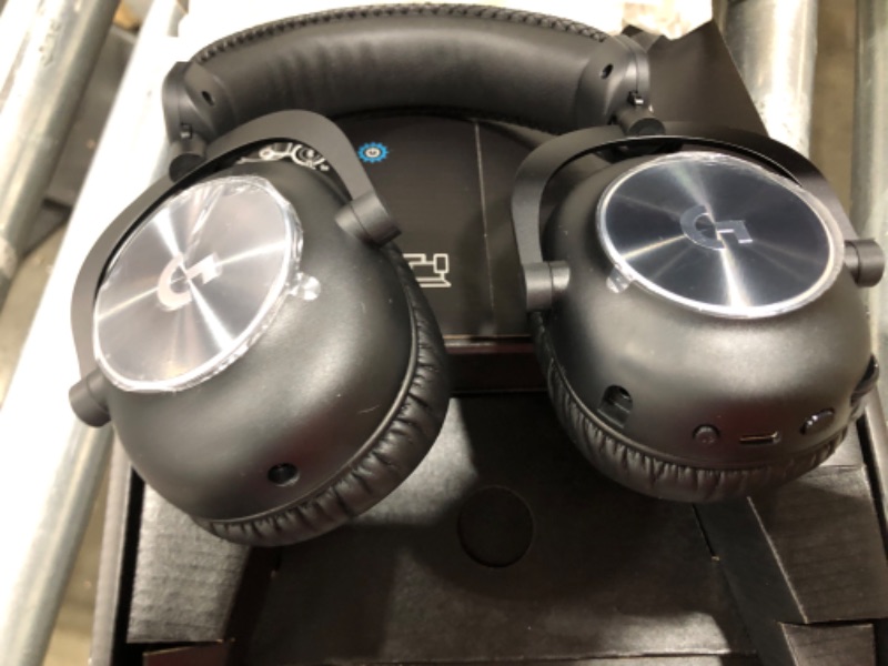 Photo 2 of Logitech G PRO X 2 Lightspeed Wireless Gaming Headset: Detachable Boom Mic, 50mm Graphene Drivers, DTS:X Headphone 2.0—7.1 Surround, Bluetooth/USB/3.5mm Aux, for PC, PS5, PS4, Nintendo Switch - Black Black Headset