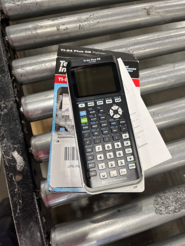 Photo 1 of Texas Instruments TI-84 Plus CE Color Graphing Calculator, Black 7.5 Inch Black Single Pack