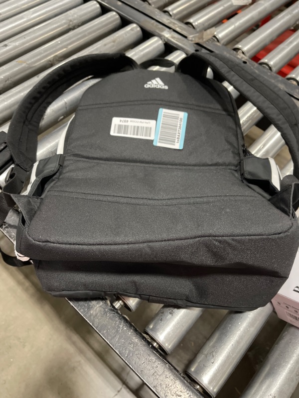 Photo 2 of adidas Iconic 3 Stripe Backpack, Black/White, One Size One Size Black/White