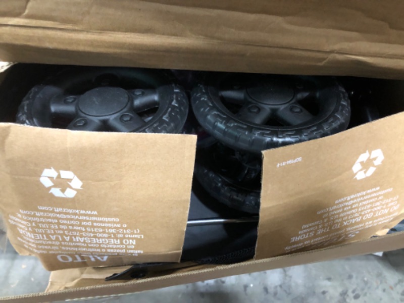 Photo 1 of Kolcraft Cloud Plus Lightweight Easy Fold Compact Toddler Stroller and Baby Stroller for Travel, Large Storage Basket, Multi-Position Recline, Convenient One-hand Fold, 13 lbs - Slate Gray Slate Grey (Wheel Color May Vary)