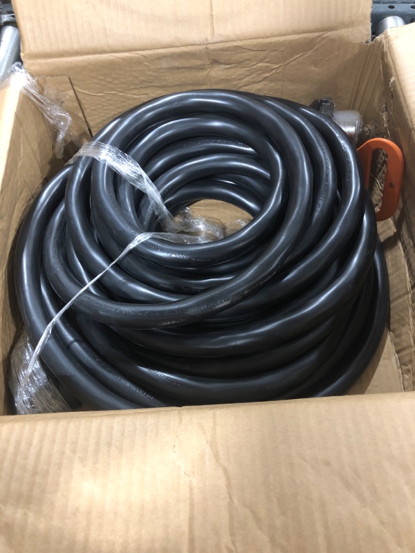 Photo 2 of 10Ft 50 Amp Heavy Duty Generator Extension Cord 125V 250V 12000W UL Listed Generator Power Cord N14-50P & SS2-50R Twist Lock Connectors (10FT)