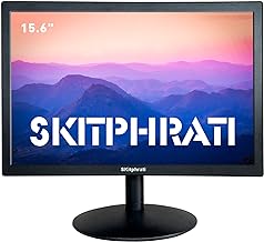 Photo 1 of 15.6 Inch Small PC Monitor, FHD VA 1080P Desktop Display with 1920x1080 99% sRGB HDMI VGA Ports, VESA Mounting, LED Monitor for PC, Laptop and Computer, Black