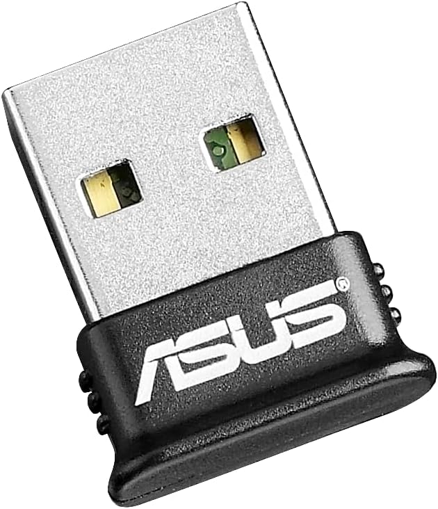 Photo 1 of ASUS USB-BT400 USB Adapter w/ Bluetooth Dongle Receiver, Laptop & PC Support, Windows 10 Plug and Play /8/7/XP, Printers, Phones, Headsets, Speakers, Keyboards, Controllers,Black
