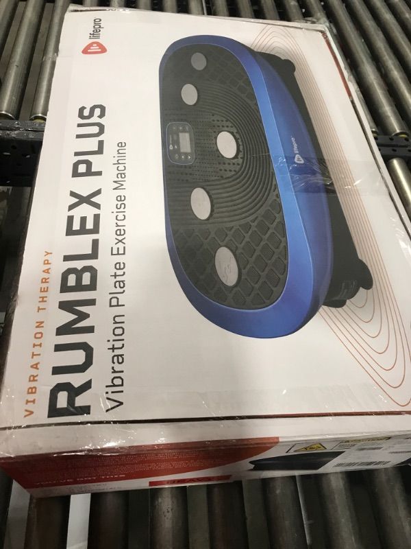 Photo 1 of LifePro Rumblex Plus 4D Vibration Plate Exercise Machine -Triple Motor Oscillation,Linear, Pulsation+3D/4D Motion Vibration Platform |Whole Body Viberation Machine for Weight Loss & Shaping. Blue