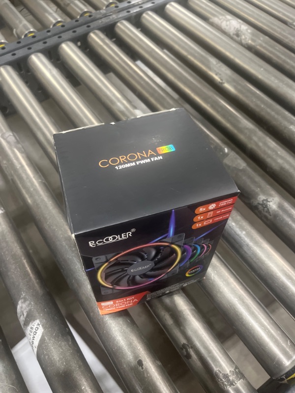 Photo 1 of PCCOOLER 120mm Case Fan 5 Pack PC Computer Fans RGB PC Case Fans with Wireless Controller Dual Light Loop LED Computer Fan High Performance PWM Cooling Fan for PC Case