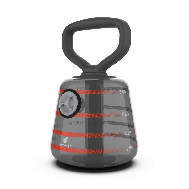 Photo 1 of  NEW IMAGE FITT Bell Kettlebell - Black & Orange