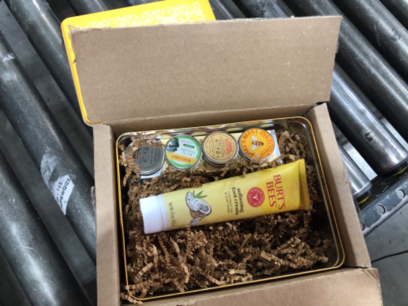 Photo 2 of  Burt's Bees Gifts Ideas - Classics Set, 6 Products in Giftable Tin – Cuticle Cream, Hand Salve, Lip Balm, Res-Q Ointment, Hand Repair Cream and Foot Cream 