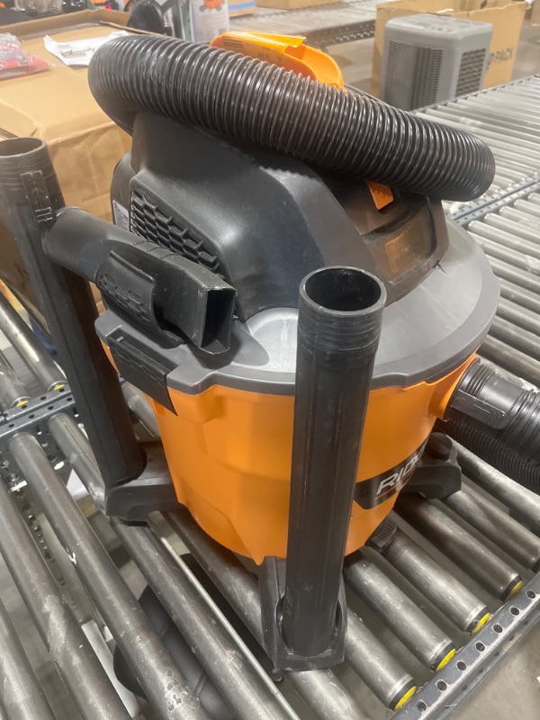Photo 1 of 12 Gallon 5.0 Peak HP NXT Shop Vac Wet Dry Vacuum with General Debris Filter, Locking Hose and Accessory Attachments
