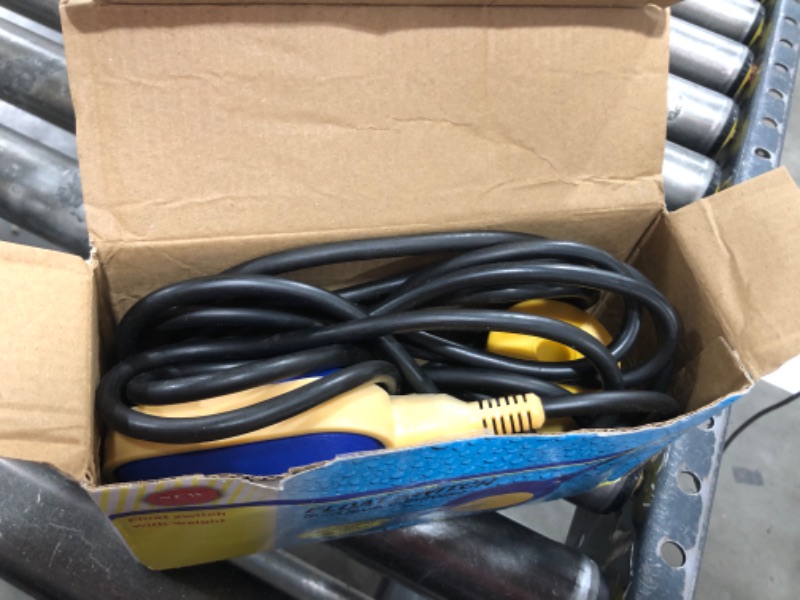 Photo 1 of 4M Cable Float Switch Water Level Controller for Tank Pump Sump Pump, Water Tank