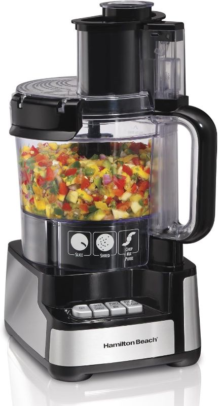 Photo 1 of  Hamilton Beach 70725 12-Cup Stack and Snap Food Processor 