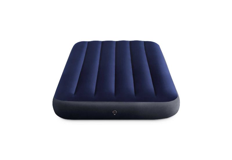 Photo 1 of  68757 Downy Airbed Mattress, 75 in L, 39 in W, Twin, Vinyl, Blue 