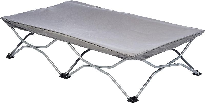 Photo 1 of  Regalo My Cot Portable Travel Bed, Includes Fitted Sheet, Grey, 1 Count (Pack of 1) 