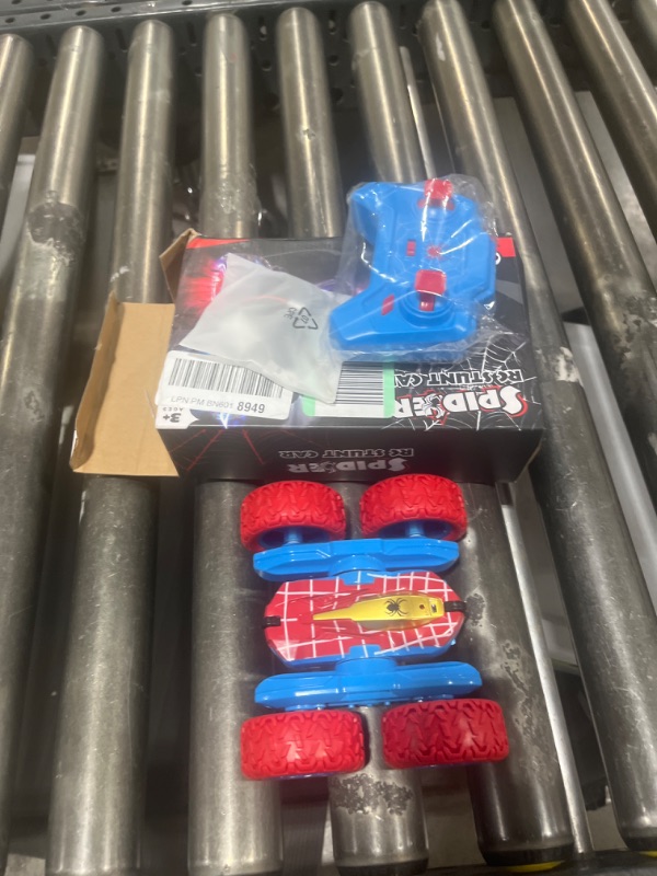 Photo 2 of VRG Spider Remote Control Car, RC Cars for 3 4 5 6 7 Year Old Boys, 360 Flip 4WD RC Stunt Cars with Cool Light Rechargeable Toys for Ages 5-7 8-13 Birthday Xmas Gifts Red