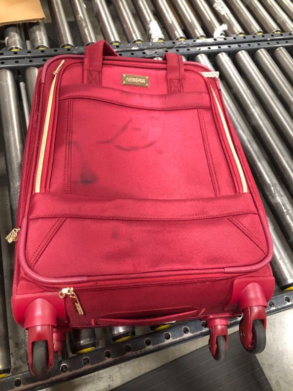 Photo 2 of American Tourister Belle Voyage Softside Luggage with Spinner Wheels, Red, Carry-On 21-Inch Carry-On 21-Inch Red