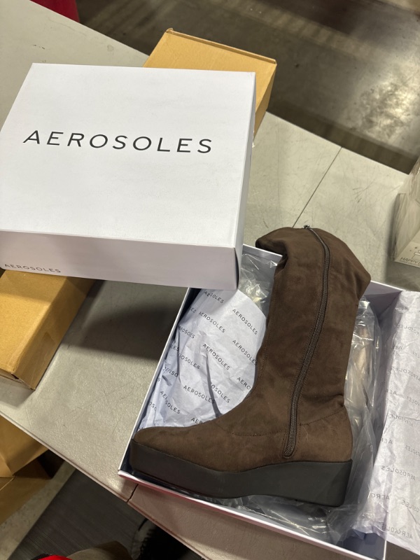 Photo 3 of Aerosoles - Women's Binocular Knee High Boot - Knee High Boots with Memory Foam Footbed --- 7.5