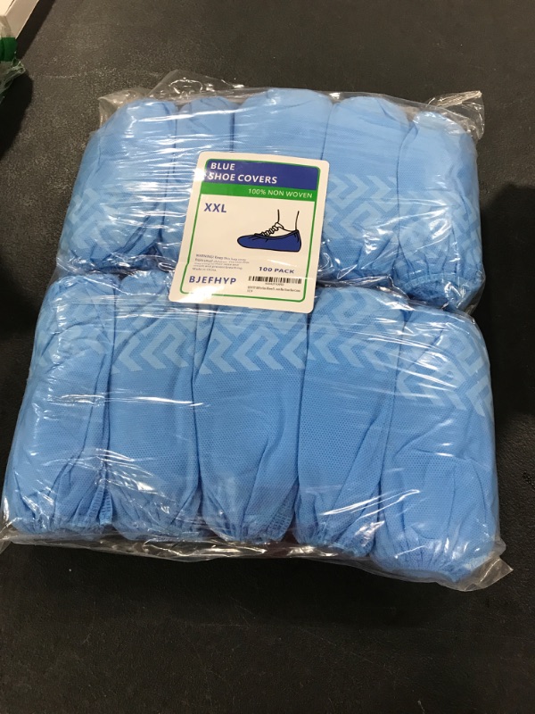 Photo 1 of 100ct Blue Shoe Covers - XXL 