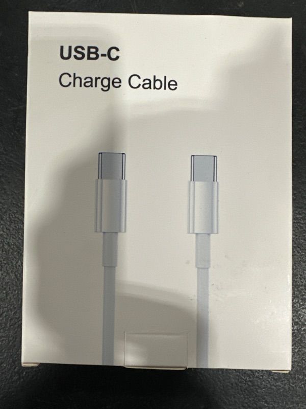 Photo 2 of 3-Pack 3.3FT 60W USB C to USB C Cable, Type C to Type C Cable,Fast Charging Cable for iPhone 15/15Plus/15 Pro/15Pro Max?for Galaxy S23 S22, iPad Pro, MacBook Air and More 3.3FT+3.3FT+3.3FT Grey