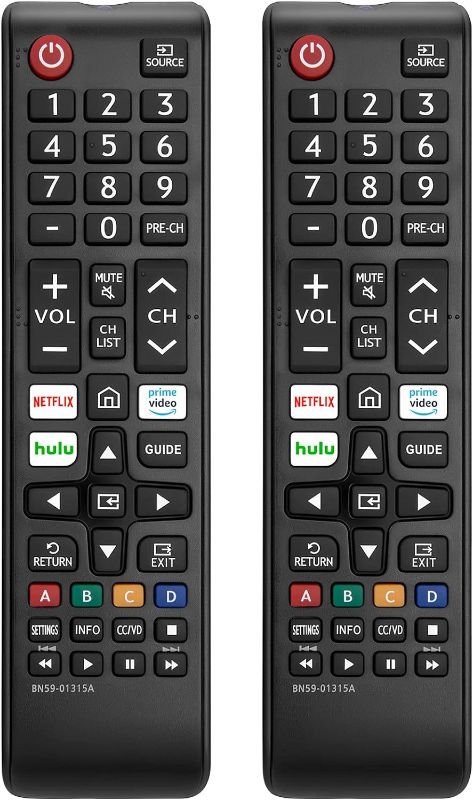 Photo 1 of ?Pack of 2? New Universal Remote for All Samsung TV Remote, Replacement Compatible for All Samsung Smart TV, LED, LCD, HDTV, 3D, Series TV
