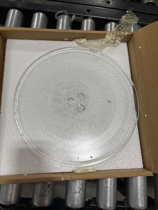 Photo 2 of 12.5’’ Microwave Glass Tray Compatible with Samsung, GE and Hotpoint - The Exact Replacement Part of WB39X10002/ WB48X10005/ WB49X10069/ WB39X10003 – Dishwasher Safe