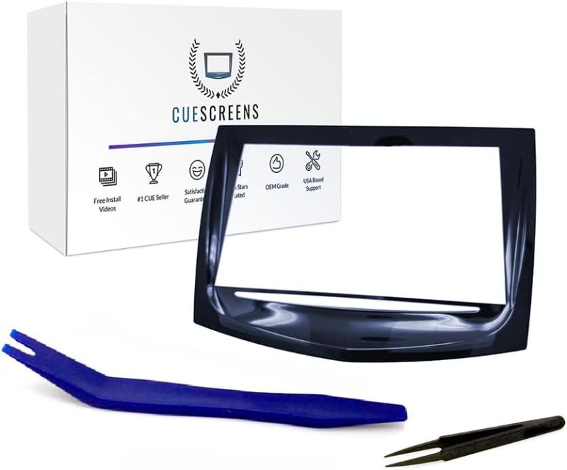 Photo 1 of [Cuescreens] for Cadillac CUE Premium Replacement Improved Gel-Free Touch Screen Display + Free Tool Kit + Install Guides