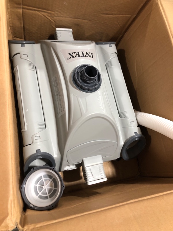 Photo 1 of Intex 28001E above Ground Pool Automatic Pool Cleaner Pressure Side Vacuum Cleaner with 24 Foot 7 Inch Hose for Intex Pools Only w/a 1.5 Inch Fitting 1600-3500 gal/h Pump Flow Rate Required Above Ground Original