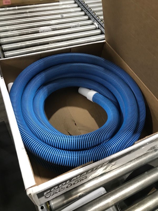 Photo 1 of Poolmaster 33440 Heavy Duty In-Ground Pool Vacuum Hose With Swivel Cuff, 1-1/2-Inch by 40-Feet