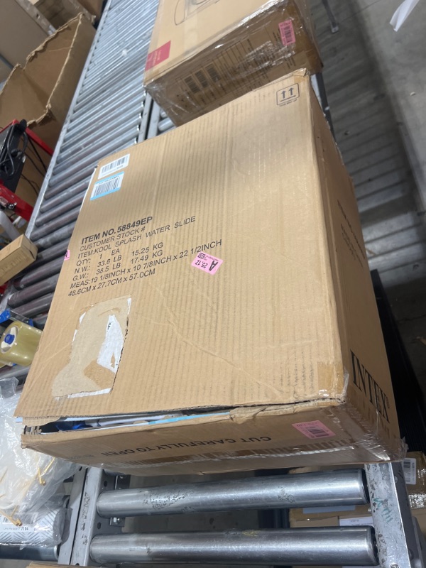 Photo 1 of New INTEX Kool Splash Inflatable Swimming Pool Water Slide | 58849EP