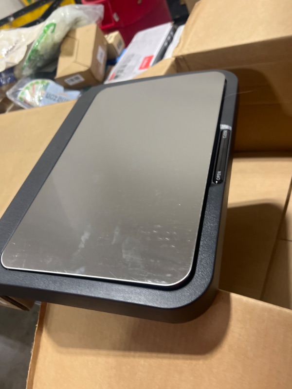 Photo 1 of SONGMICS Motion Sensor Trash Can, 18-Gallon (68L) Automatic Kitchen Garbage Can with Stay-Open Lid, Soft Close, Stainless Steel, 15 Trash Bags Included, Metallic Silver ULTB630E68