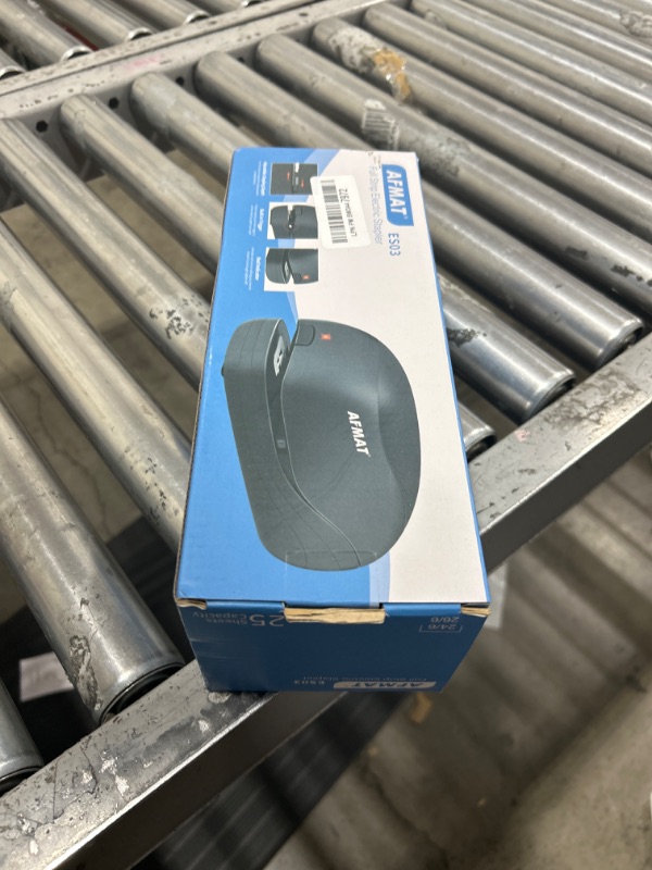 Photo 1 of Electric Stapler, Automatic Stapler for Desk, Electric Stapler Desktop, AC or Battery Powered Stapler Heavy Duty, with Reload Reminder & Release Button, 25 Sheets Capacity, Black Black Big