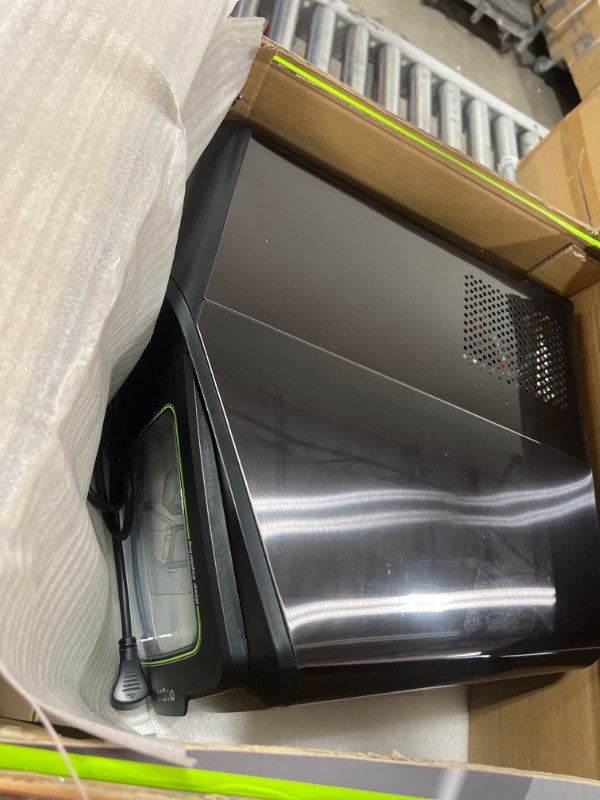 View 2 of Oraimo Nugget Ice Maker, Ice Makers Countertop, 26 Lbs/Day Tooth-Friendly Chewable Ice with Self-Cleaning, Auto Water Refill, Sonic Pebble Ice Machine Black