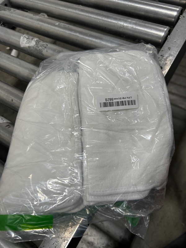 Photo 1 of Geyoga 20 Pieces Sublimation Blanks White Bibs for Baby Decorating Washable Reusable Fabric Bibs