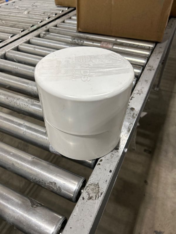 Photo 1 of NDS 6-Inch PVC S&D Cap and 4-Inch to 6-Inch PVC S&D Increaser/Reducer Coupling Bundle for Sewer and Drain Pipe FITTING + FITTING,6P07  2 pack 