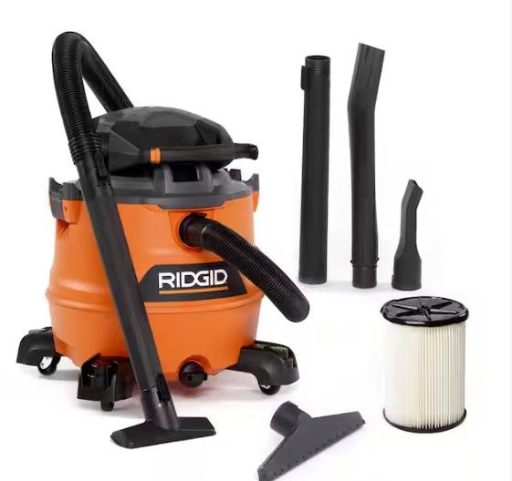 Photo 1 of 12 Gallon 5.0 Peak HP NXT Shop Vac Wet Dry Vacuum with General Debris Filter, Locking Hose*** MISSING ATTACHMENTS 