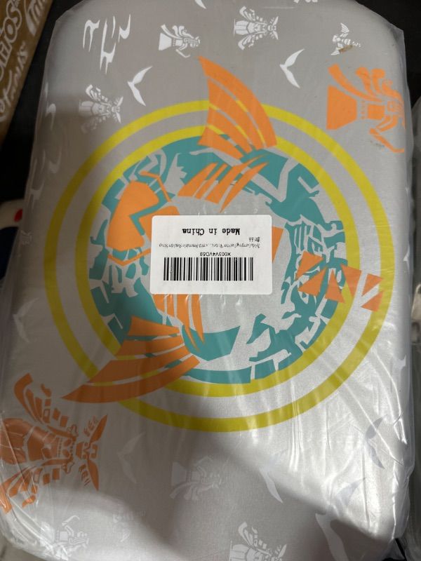 Photo 1 of Zelda Carrying Case for Nintendo Switch/OLED Model - Tears of the Kingdom Edition - Portable Travel Hard Storage Case Bag fits Switch Console & Full Set of Accessories with Removable Shoulder Strap Silver