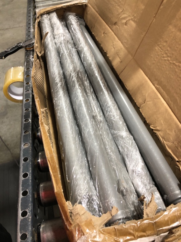 Photo 2 of 10 Pack Barbwire Arm Extensions for Chain Link Fence, 25" Barbed Wire Extend Arm for 1-3/8" Top Rail, Galvanized Steel Fence Extension with 4 Hooks