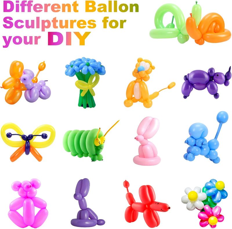 Photo 1 of  Professional Long Balloons to Make Animal for Birthday Party Clowns Wedding Decorations 