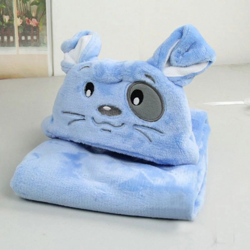 Photo 1 of Baby Hooded Towel, Absorbent Soft Kids Bathrobe Blanket 