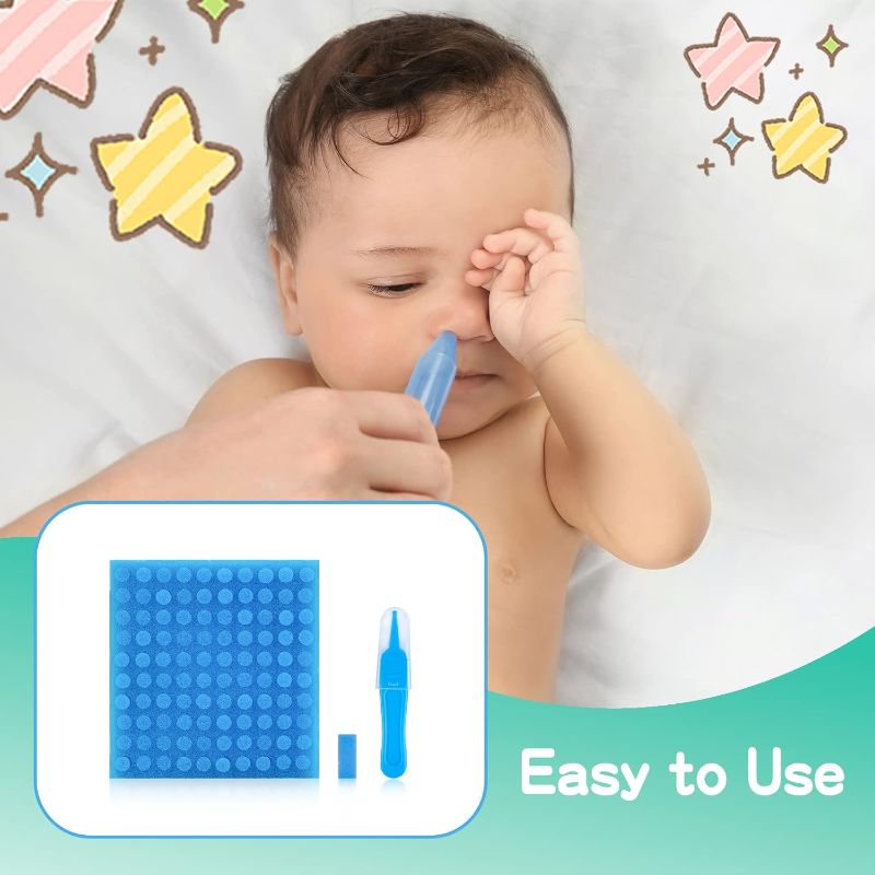 Photo 1 of 100-Pack of Premium Baby Nasal Aspirator Hygiene Filters for NoseFrida, Nasal Aspirator Filters, BPA, Phthalate & Latex-Free 