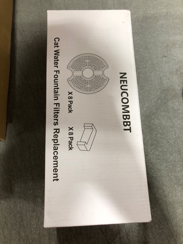 Photo 2 of 8 Pack Filter with Sponge for 67oz/2l Cat Water Fountain Replacement Filter Compatible with AONBOY,iPettie & Wonder Creature Pet Fountain NEUCOMBBT 8-Pack with Sponge