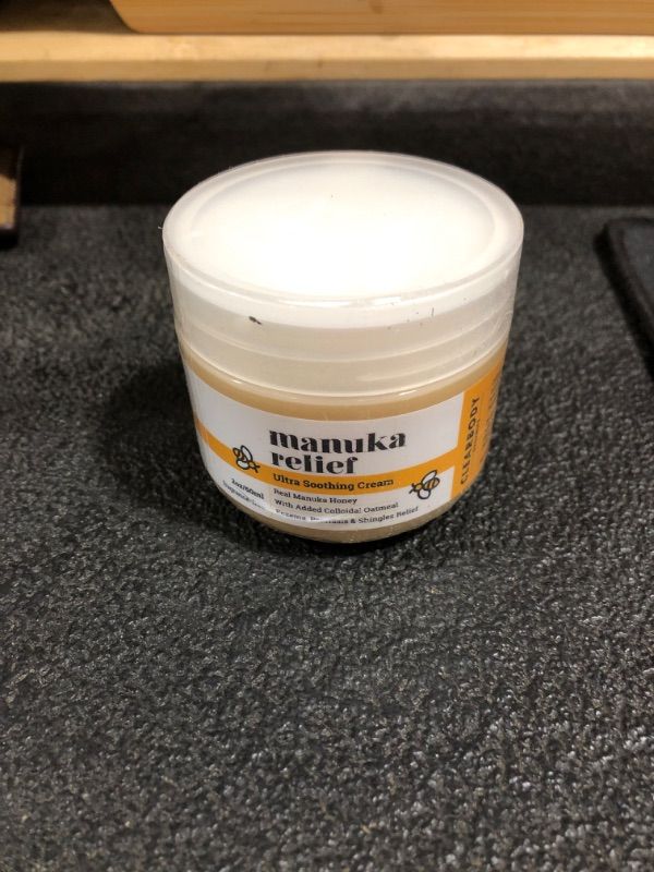 Eczema Psoriasis Cream for Dry Itchy Cracked Irritated Skin Manuka