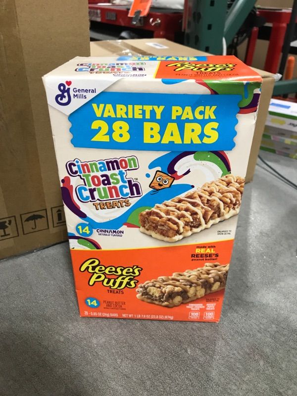 Reese’s Puffs Cinnamon Toast Crunch Cereal Treat Bars Variety Pack Best …