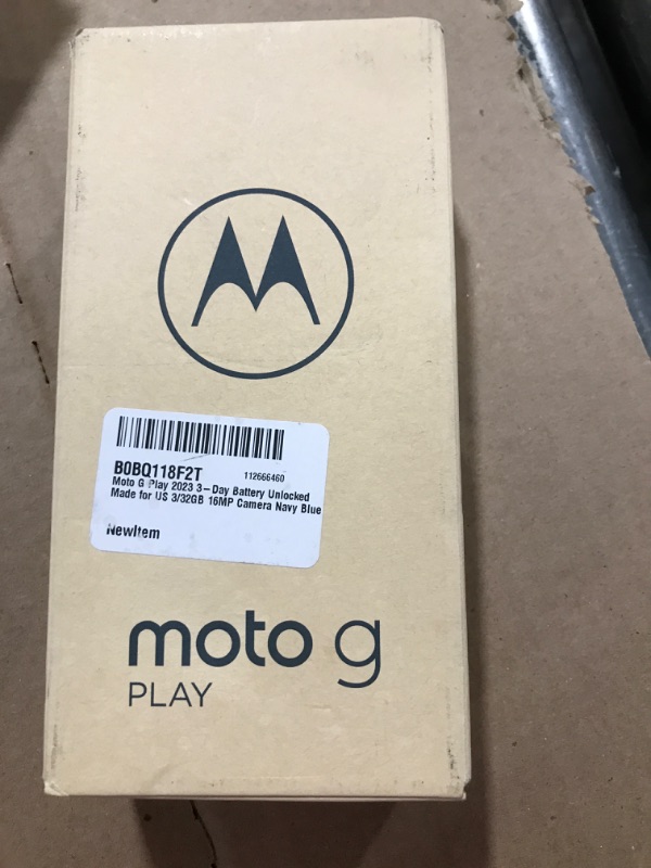 Photo 3 of Moto G Play 2023 3-Day Battery Unlocked Made for US 3/32GB 16MP Camera Navy Blue Navy Blue Unlocked Smartphone